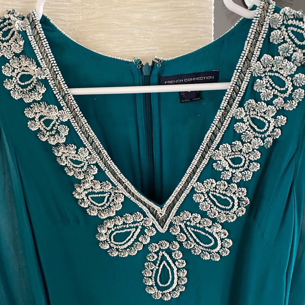 Turquoise French Connection dress